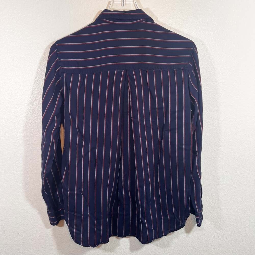 Grayson The Hero Navy Striped Button Down Shirt - image 3